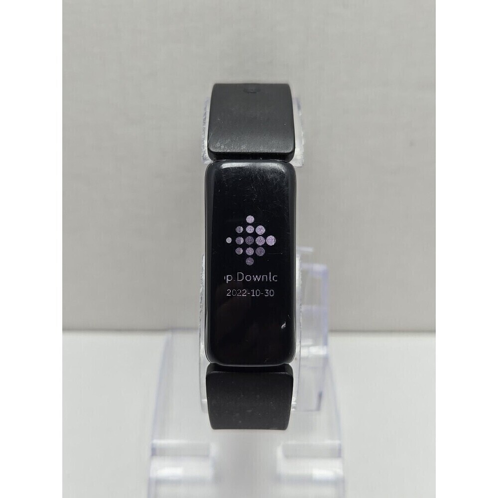 Fitbit Inspire 2 Fitness Tracker Black Heart Rate Monitor Tested W/ Charger